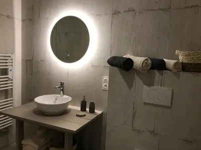 Salle de bains dans l'établissement Cale 32 - Chambres d'hôtes