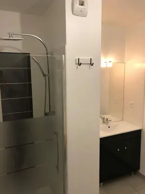 Salle de bains dans l'établissement Le Zambeze - Calme et spacieux - parking couvert
