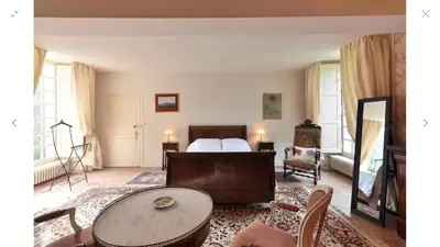 Coin salon dans l'établissement Du Vignoble à l'Atlantique - Château Cassemichère gîte