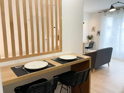 Plan de l'établissement COZYMAINE, superbe studio au coeur d'Angers