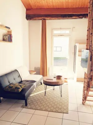 Coin salon dans l'établissement Mini-loft