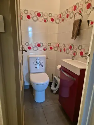 Salle de bains dans l'établissement Welcome