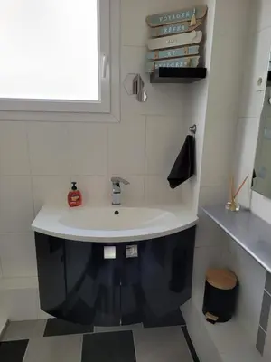 Salle de bains dans l'établissement Welcome