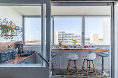 Plan de l'établissement Magnifique vue sur l'océan- Appartement pour 2