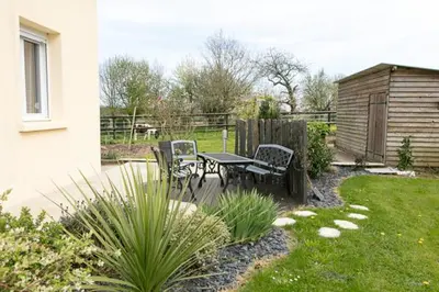 Jardin de l'établissement Chambres d'hôtes Mauvierges