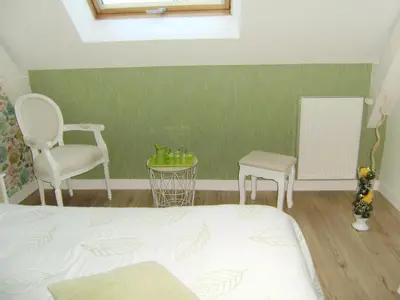 Un ou plusieurs lits dans un hébergement de l'établissement Chambres d'hôtes Mauvierges