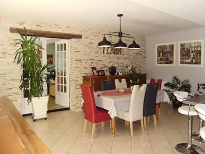 Coin salon dans l'établissement Chambres d'hôtes Mauvierges