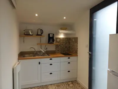 Cuisine ou kitchenette dans l'établissement Gîte 'Chez Joseph et Cie' -8 mn du Puy du Fou