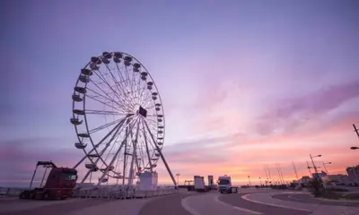 Lever ou coucher de soleil vu de l'appartement ou à proximité