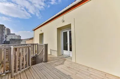 Balcon ou terrasse dans l'établissement Côté Plage - Vue mer - Terrasse