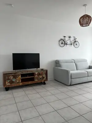 Télévision ou salle de divertissement dans l'établissement SUPERBE STUDIO A SAINT JEAN DE MONTS