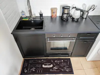 Cuisine ou kitchenette dans l'établissement Le 3plex - Coeur de Vertou - Original