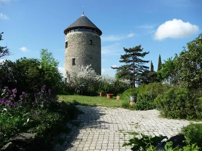 Jardin de l'établissement Au Moulin Géant
