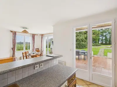 Balcon ou terrasse dans l'établissement Séjour à la campagne pour 6