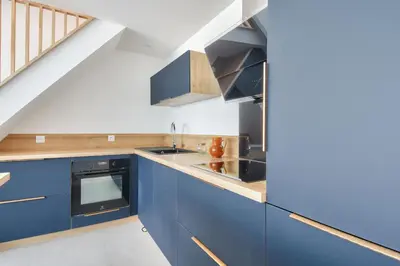 Cuisine ou kitchenette dans l'établissement Bel appartement - emplacement idéal