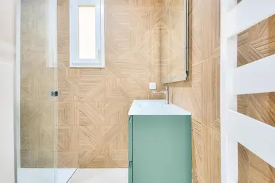 Salle de bains dans l'établissement Vue mer - Séjour à deux pas de la plage