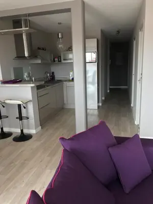 Cuisine ou kitchenette dans l'établissement Appartement ST JEAN Centre Ville Wifi Balcon Parking