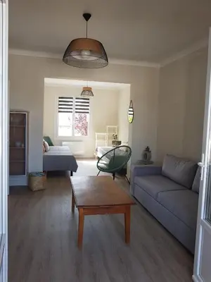 Coin salon dans l'établissement EOLE - Maison Saint Jean de Monts - 2 pièces - 4 personnes