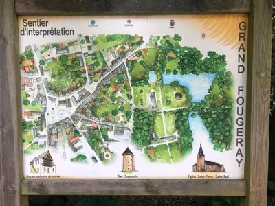 Plan de l'établissement L'étape de la Tour