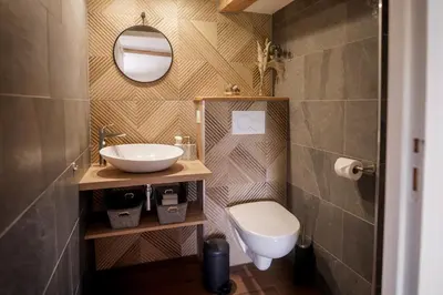 Salle de bains dans l'établissement Proche PuyDuFou - Gite Maison La Roulière