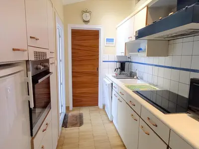 Cuisine ou kitchenette dans l'établissement Pavillon à Saint-Jean-de-Monts, jardin clos, animaux acceptés - FR-1-323-259