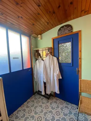Plan de l'établissement Dans la loge de Marguerite Studio avec Sauna