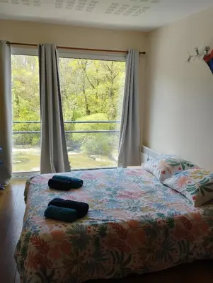 Un ou plusieurs lits dans un hébergement de l'établissement Gîte 3 étoiles, jusqu'à 7 personnes proche Puy du Fou