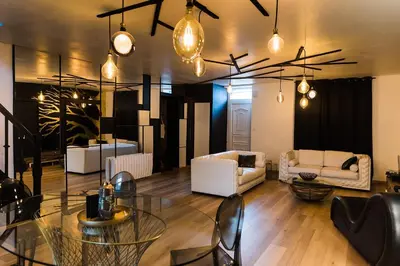 Coin salon dans l'établissement LWHouse