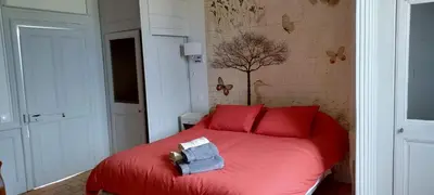 Coin salon dans l'établissement La Demeure de l'Aubance