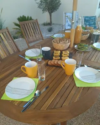 Nourriture dans le séjour chez l'habitant ou à proximité