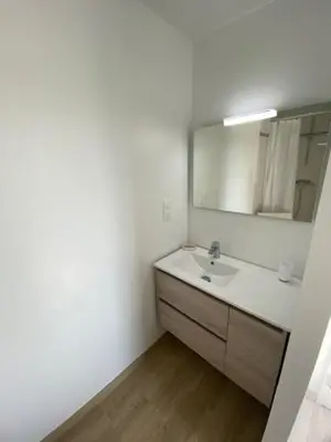 Salle de bains dans l'établissement Chambre d'hôtes près de la plage