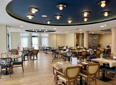 Restaurant ou autre lieu de restauration dans l'établissement Domitys La Rose des Vents