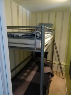 Un ou plusieurs lits superposés dans un hébergement de l'établissement Studio alcôve, vue mer, 4 personnes, Saint Jean de Monts