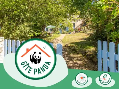 Jardin de l'établissement Charmante maison avec jardin clos près de la rivière Louet - FR-1-622-37