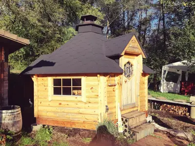 Jardin de l'établissement 1 Bed Cabin - Sleeps 4 - Pets - Lake - Wifi
