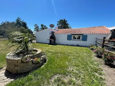 Jardin de l'établissement Maison climatisée, 2 gîtes, 2 chambres, 15 hectares, loisirs, animaux acceptés - FR-1-426-520