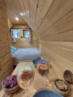 Plan de l'établissement Cabane Insolite Magique & Spa Privatif Camping Canal de Nantes à Brest