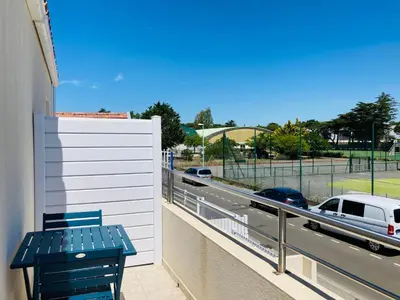Balcon ou terrasse dans l'établissement Maison de l'océan, convivialité et plage à 300m