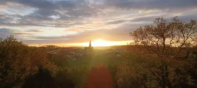 Paysage naturel près de la maison de vacances