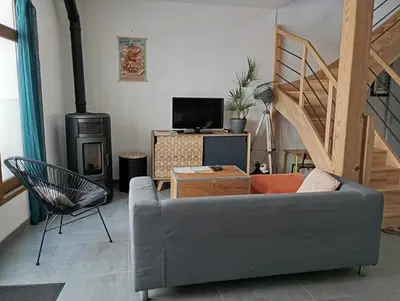 Télévision ou salle de divertissement dans l'établissement La Belle Florentine