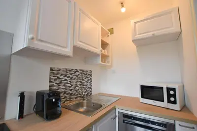 Cuisine ou kitchenette dans l'établissement Le P'tit bec ✹ Plage ✹