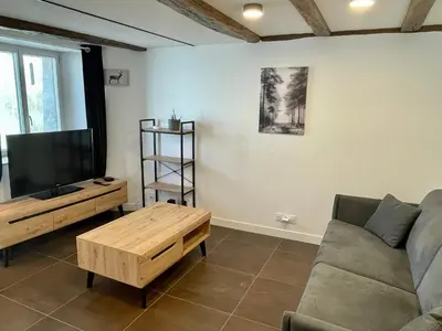 Télévision ou salle de divertissement dans l'établissement Studio de charme proche Nantes & aéroport au calme