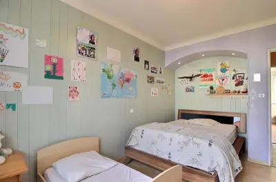Un ou plusieurs lits dans un hébergement de l'établissement Chambres dans maison proche Nantes et Vallet