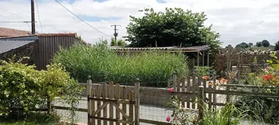 Jardin de l'établissement Les Charmes de Castellariis proche du Puy du Fou