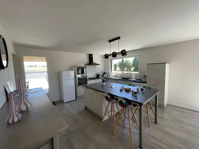 Cuisine ou kitchenette dans l'établissement Chez Camille