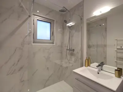 Salle de bains dans l'établissement Appartement T2 Cocooning, Secteur Doutre