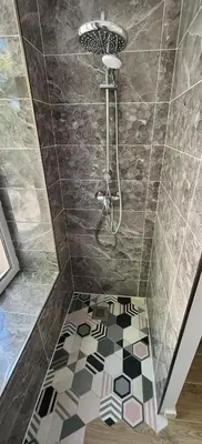 Salle de bains dans l'établissement Appartement de charme - Cholet Centre
