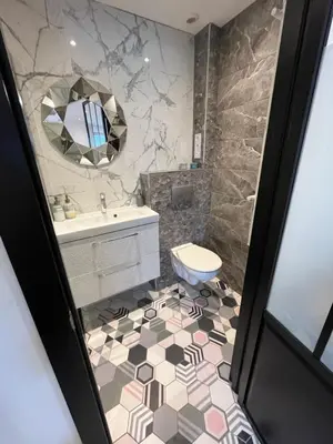 Salle de bains dans l'établissement Haut standing (50m²) - Cholet Centre