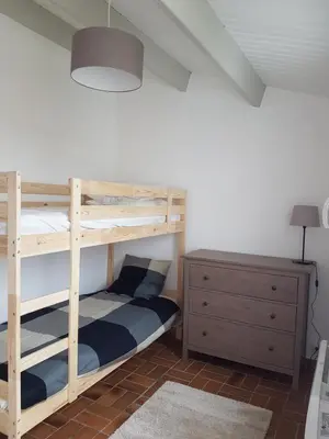 Un ou plusieurs lits dans un hébergement de l'établissement La Villa du Tesselier