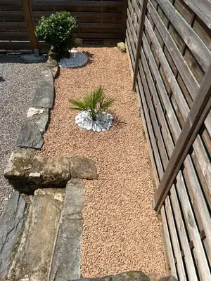 Jardin de l'établissement Gîte en Bretagne Sud Ty Nikolaz